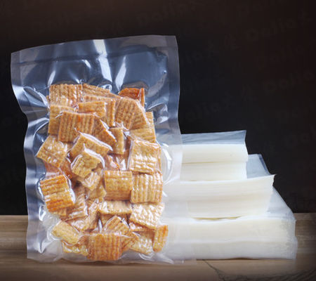 Verarbeitete Fleischwurst Plastik Vakuum Schrumpfpack Taschen PVDC Hohe Barriere Transparent