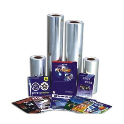 BOPP Plain Film Jumbo Roll PVDC Kunststoff-Schrumpffolie Thermische Basis ohne Kleber 12-80um