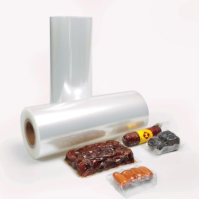 Würstchenverpackung Vakuumverpackungsfilm Rohrrrollen Tubular PA Kunststoff-Lebensmittel-Stretchfilm