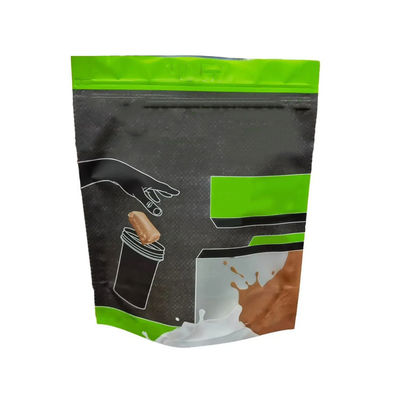 Whey-Protein-Tasche mit PVDC-Beschichtung KPET Feuchtigkeitsdichtem Stand-up-Zip-Lock Gravure-Druck