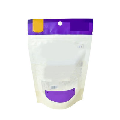 Matte glänzende Oberfläche Stehen Sie auf Reißverschluss Tasche PVDC Polyester laminated für Haustiere behandeln