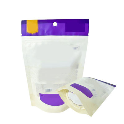 Matte glänzende Oberfläche Stehen Sie auf Reißverschluss Tasche PVDC Polyester laminated für Haustiere behandeln