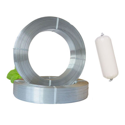 Lebensmittelwurst Gehäuse Versiegelte Rolle aus Aluminiumdraht Klemmen ф2.1mm 570m Länge