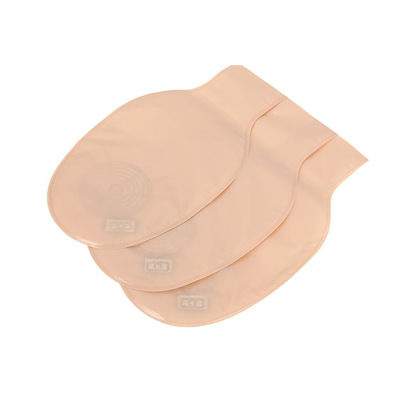 Ostomie-Tasche mit offener Tasche, Klemmverschluss, Entwässerung 15-60 mm, beige