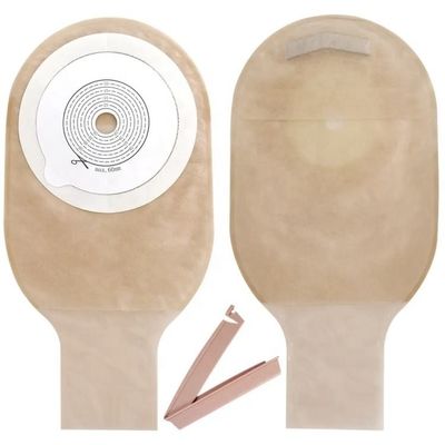 Mehrfachverwendbare Abdeckung Einstücks Opaque Ostomie Kolostomie Beutel Nicht gewebt und Hydrocolloid