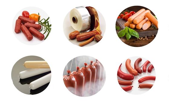 Anpassung geräucherte Wurst Tubulierte Pvdc-Wurstfilm