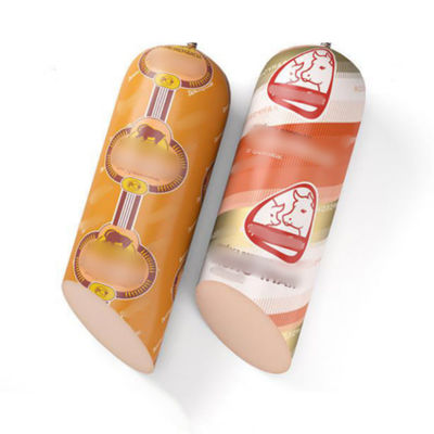 Druckbare, kundenspezifische Kunststoff-Wurstgehäuse für Lebensmittelverpackungsfolie PA / PE PVDC-Hülle