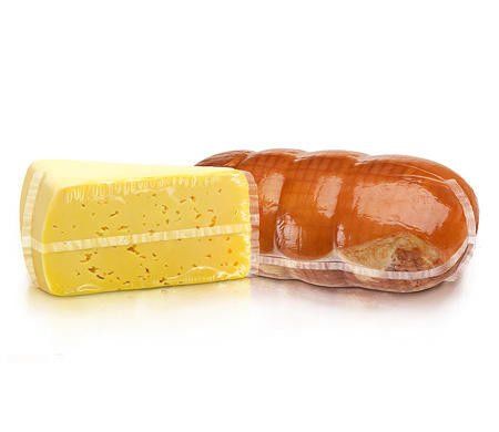 Hochbarriere-Kunststoff-Wurst-Roll-Film für Schinkenfleisch PVDC PA PE-Lebensmittelverpackungsfilm für Wurst