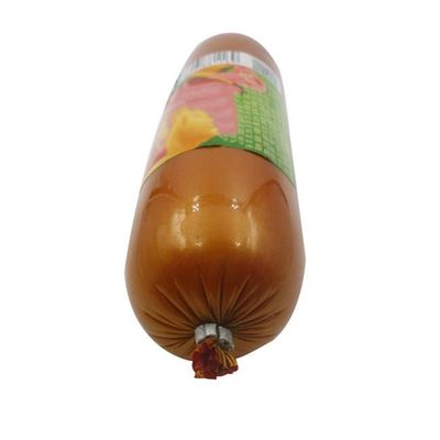 Maßgeschneiderte Größe Akzeptiertes Kaliber 10-50mm PVDC Kunststoff Wurst Hülle Film Kollagen Hülle für Wurst